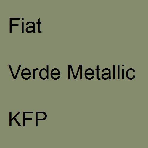 Fiat, Verde Metallic, KFP.